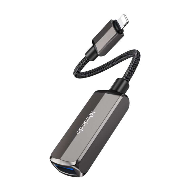 Adaptor OTG Lightning la USB,  Lightning Mcdodo CA-2690, gri