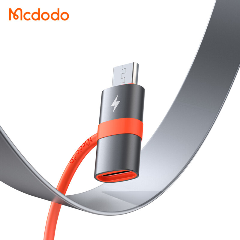 Adaptor Type-C la Micro-USB, 3A Mcdodo, OT-3820, gri