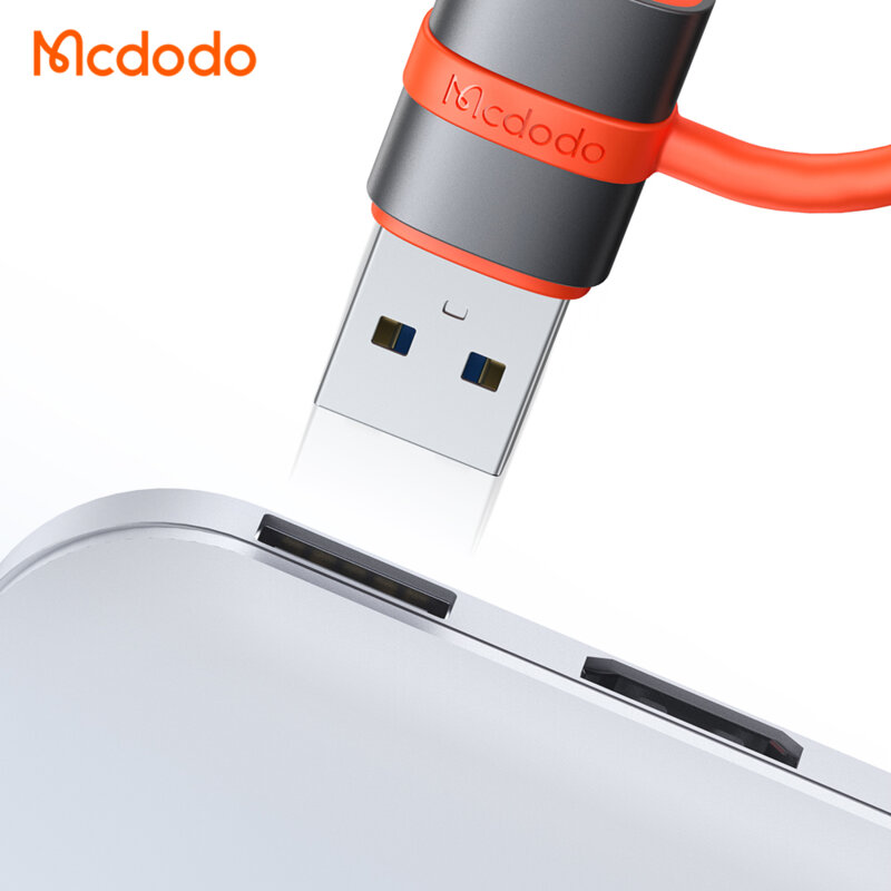Adaptor Type-C la USB 3.0, 5Gbps, Plug&Play Mcdodo OT-3800, gri