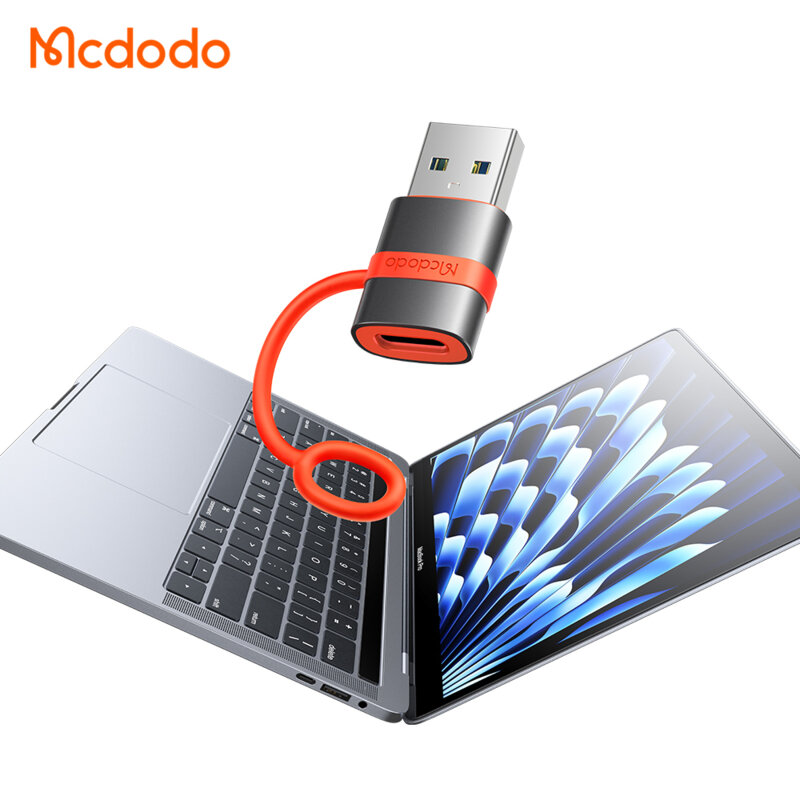 Adaptor Type-C la USB 3.0, 5Gbps, Plug&Play Mcdodo OT-3800, gri