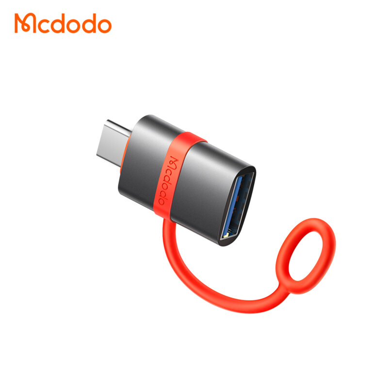Adaptor USB la Type-C, 5Gbps, Plug&Play Mcdodo OT-3810, gri