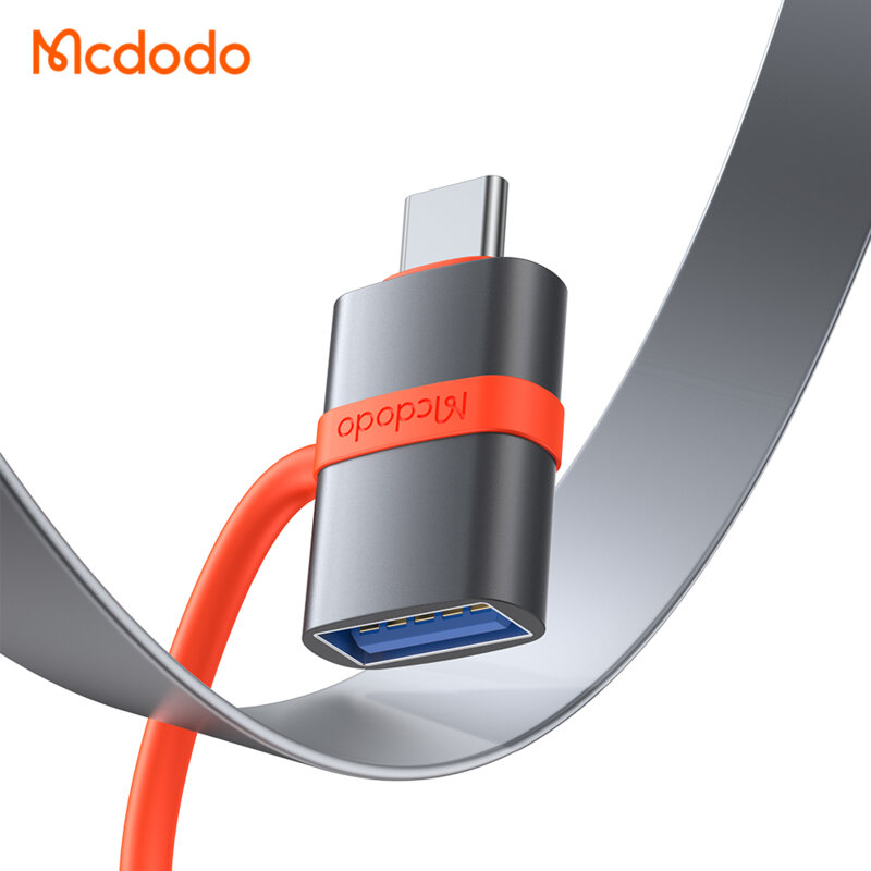 Adaptor USB la Type-C, 5Gbps, Plug&Play Mcdodo OT-3810, gri