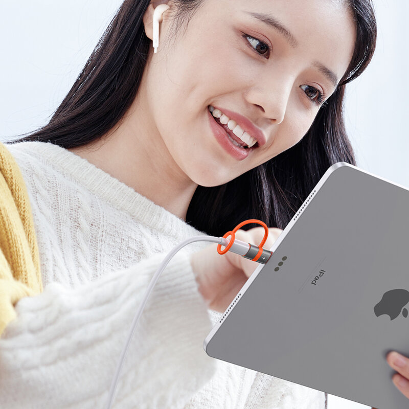 Adaptor Lightning la USB-C, 3A, 60W Plug&Play Mcdodo OT-5530, gri