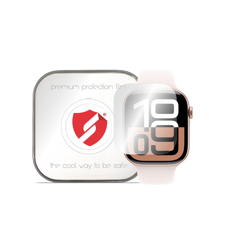 [Pachet 4x] Folie regenerabila premium Apple Watch 11 42mm Smart Protection Classic, transparenta