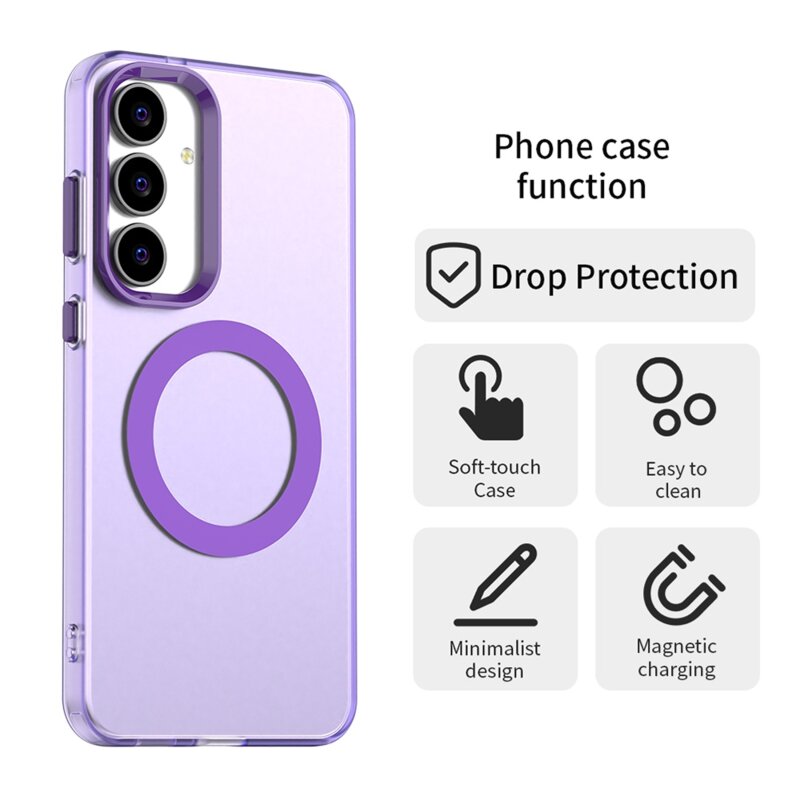Husa Samsung Galaxy S25 FE Techsuit CandyCase MagSafe, mov