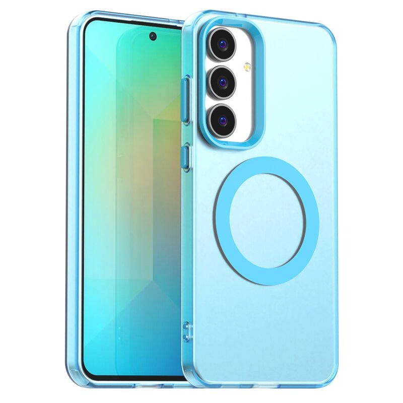 Husa Samsung Galaxy S25 FE Techsuit CandyCase MagSafe, albastru