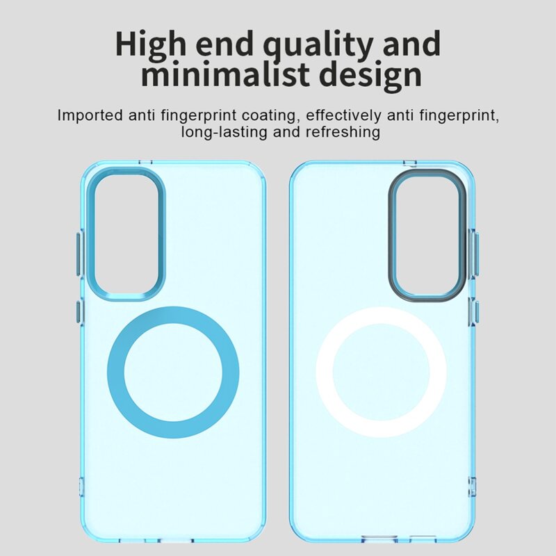 Husa Samsung Galaxy S25 FE Techsuit CandyCase MagSafe, albastru