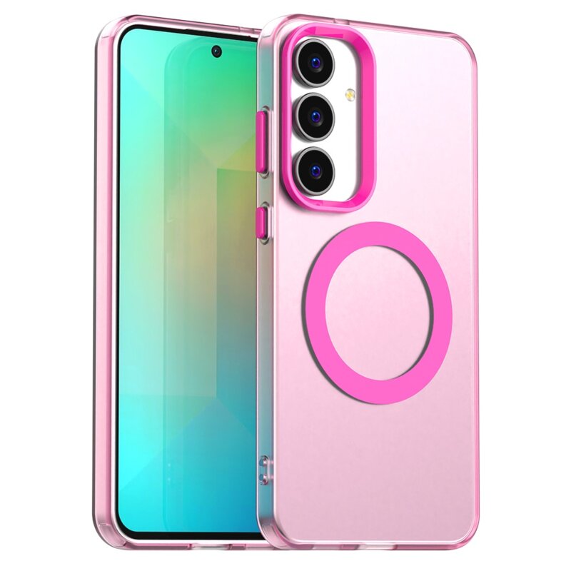 Husa Samsung Galaxy S25 FE Techsuit CandyCase MagSafe, roz