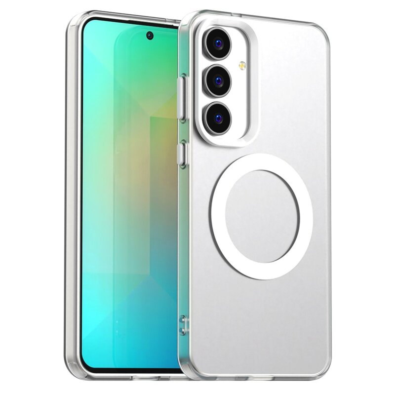 Husa Samsung Galaxy S25 FE Techsuit CandyCase MagSafe, alb
