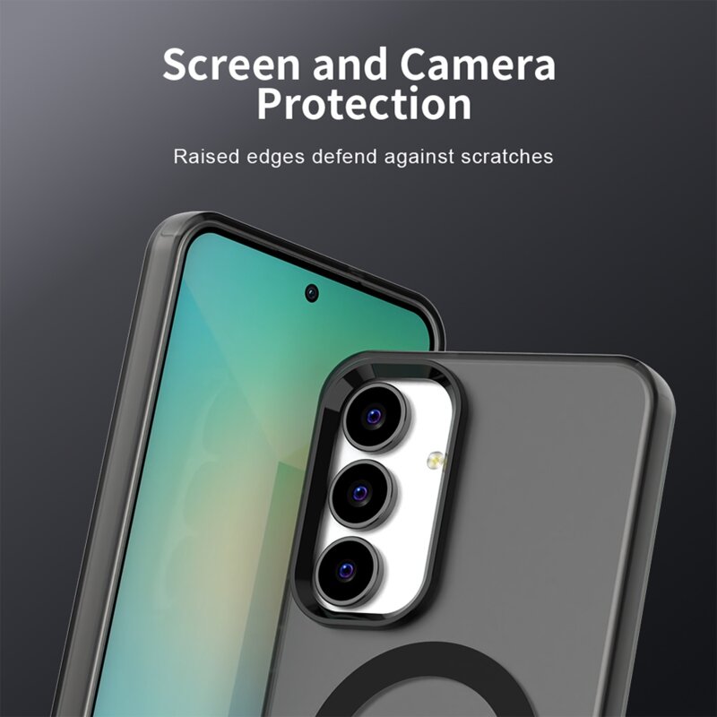 Husa Samsung Galaxy S25 FE Techsuit CandyCase MagSafe, negru