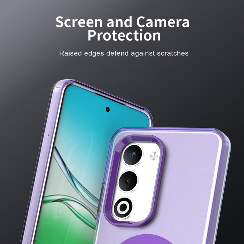 Husa Oppo A5 4G Techsuit CandyCase MagSafe, mov