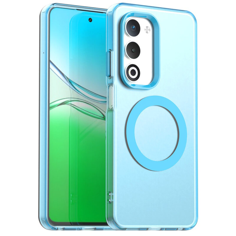 Husa Oppo A5 4G Techsuit CandyCase MagSafe, albastru