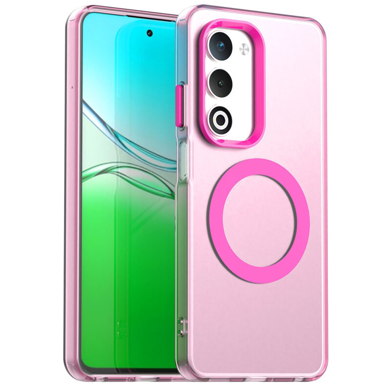 Husa Oppo A5 4G Techsuit CandyCase MagSafe, roz