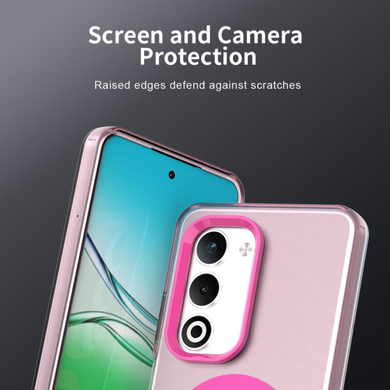 Husa Oppo A5 4G Techsuit CandyCase MagSafe, roz
