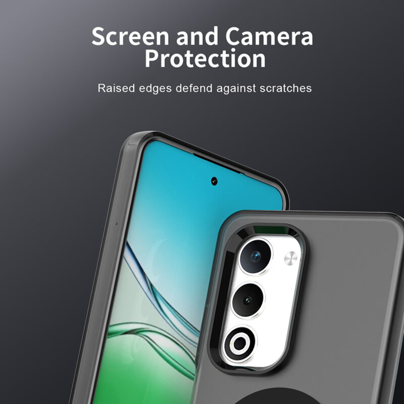 Husa Oppo A5 4G Techsuit CandyCase MagSafe, negru