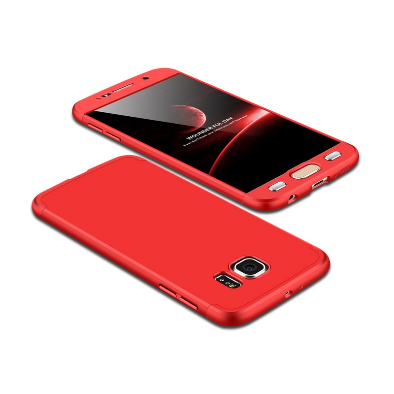 Husa Samsung Galaxy S6 G920 GKK 360 Full Cover Rosu