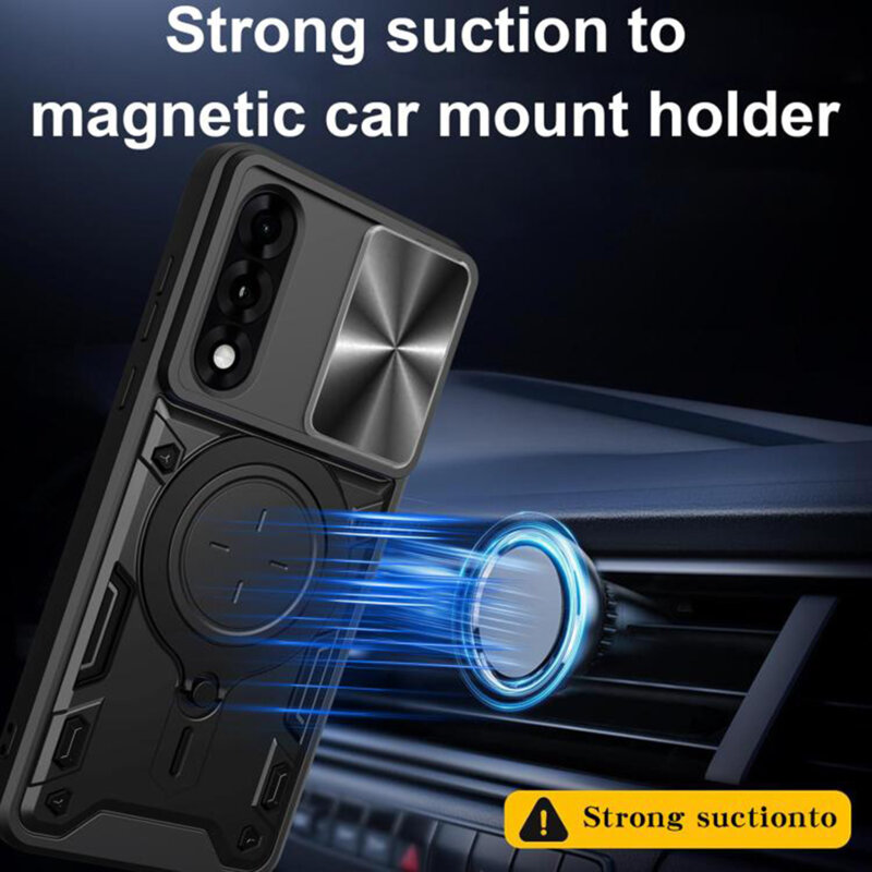 Husa OnePlus Nord 5 Techsuit CamGuard Pro, negru