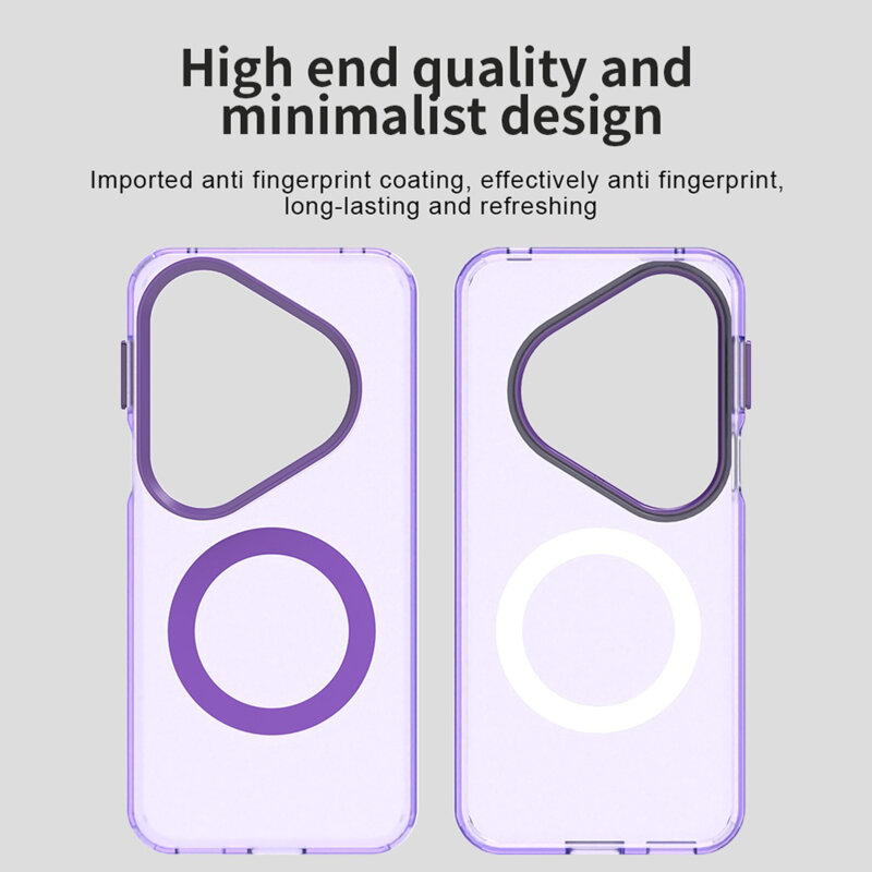 Husa Huawei Pura 80 Pro Techsuit CandyCase MagSafe, mov