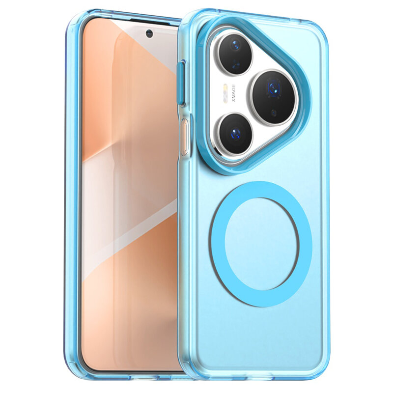 Husa Huawei Pura 80 Pro Techsuit CandyCase MagSafe, albastru