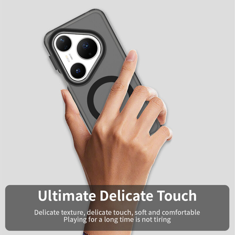 Husa Huawei Pura 80 Pro Techsuit CandyCase MagSafe, negru