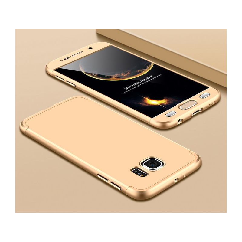 Husa Samsung Galaxy S6 G920 GKK 360 Full Cover Auriu