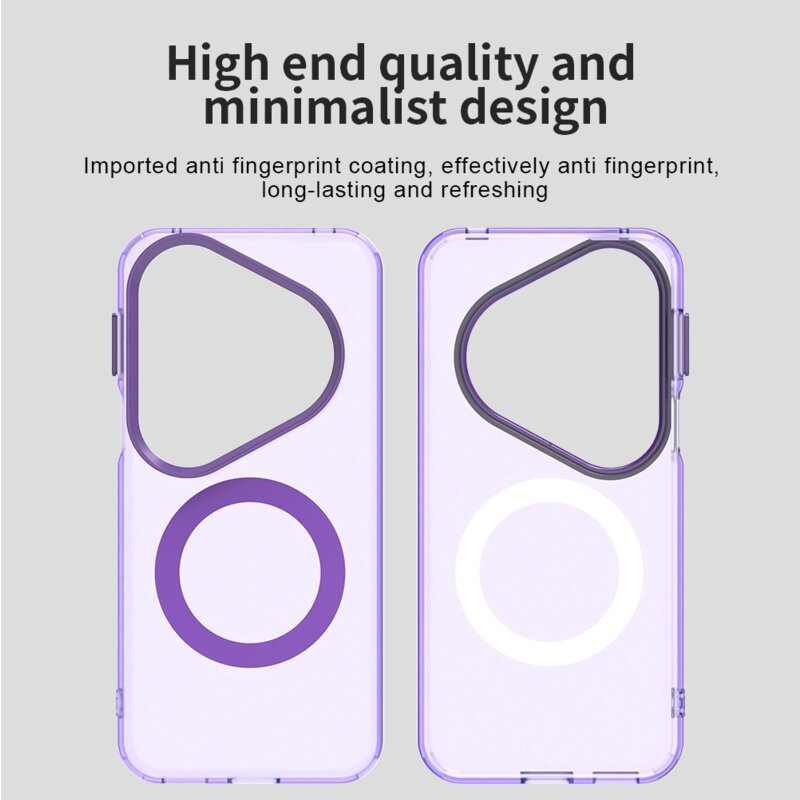 Husa Huawei Pura 80 Ultra Techsuit CandyCase MagSafe, mov