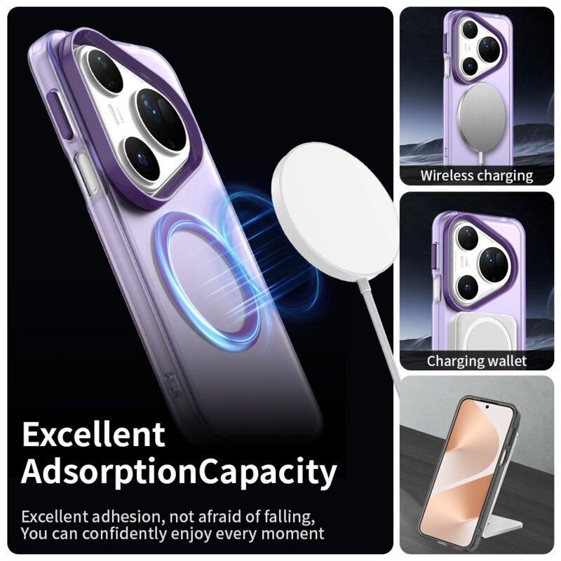 Husa Huawei Pura 80 Ultra Techsuit CandyCase MagSafe, mov