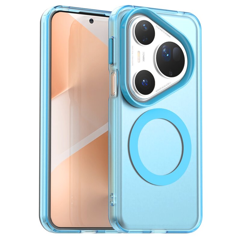 Husa Huawei Pura 80 Ultra Techsuit CandyCase MagSafe, albastru