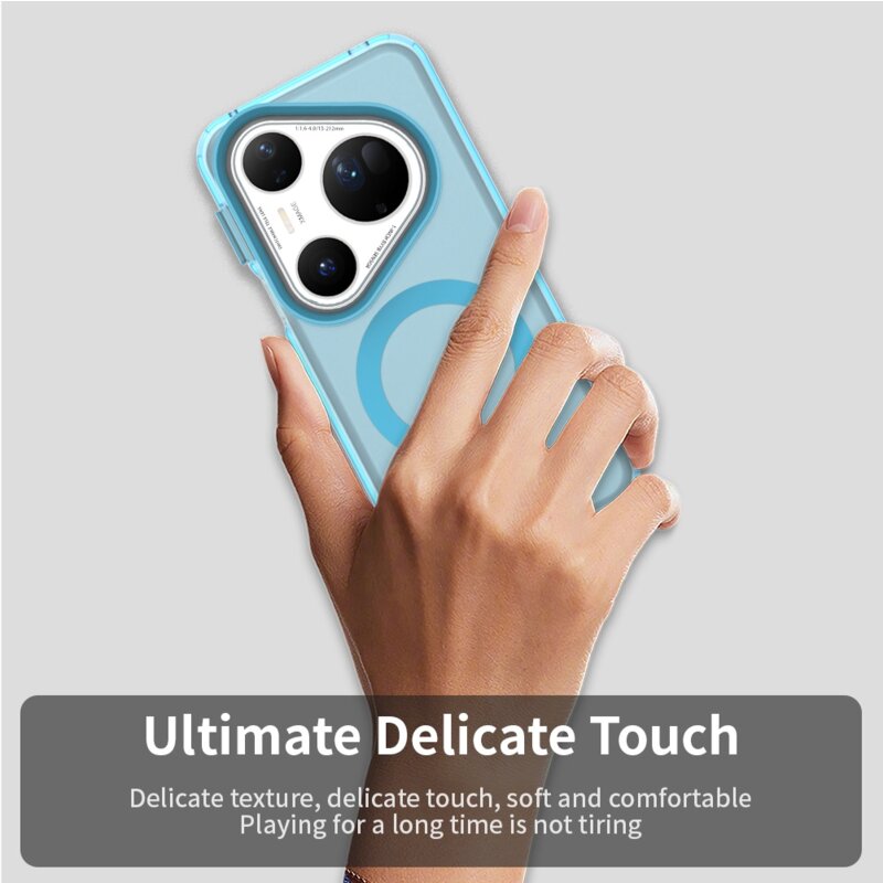 Husa Huawei Pura 80 Ultra Techsuit CandyCase MagSafe, albastru