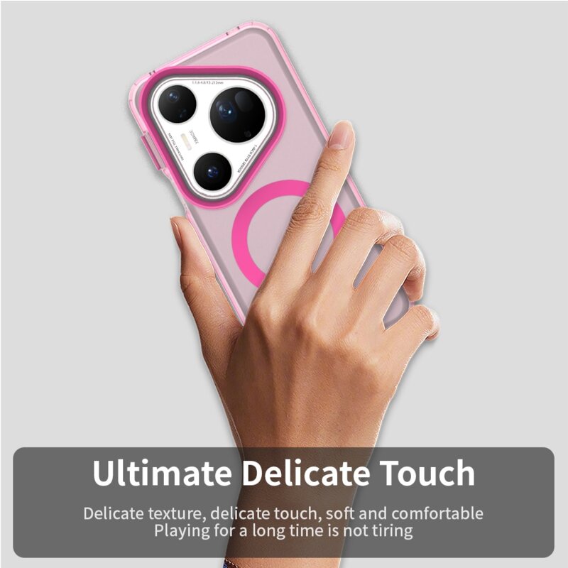 Husa Huawei Pura 80 Ultra Techsuit CandyCase MagSafe, roz