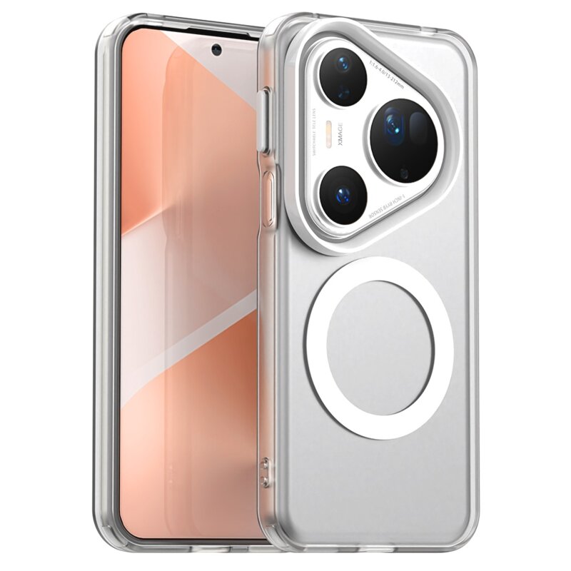 Husa Huawei Pura 80 Ultra Techsuit CandyCase MagSafe, alb