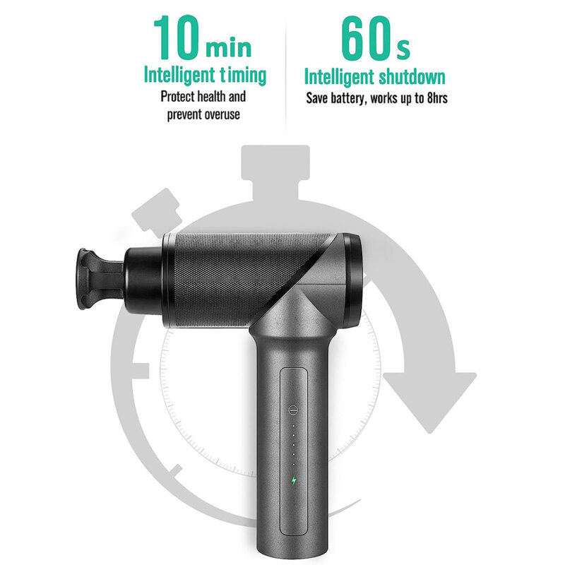 Pistol de masaj profesional, 5 viteze Medcursor, A03-MG01-GYRU