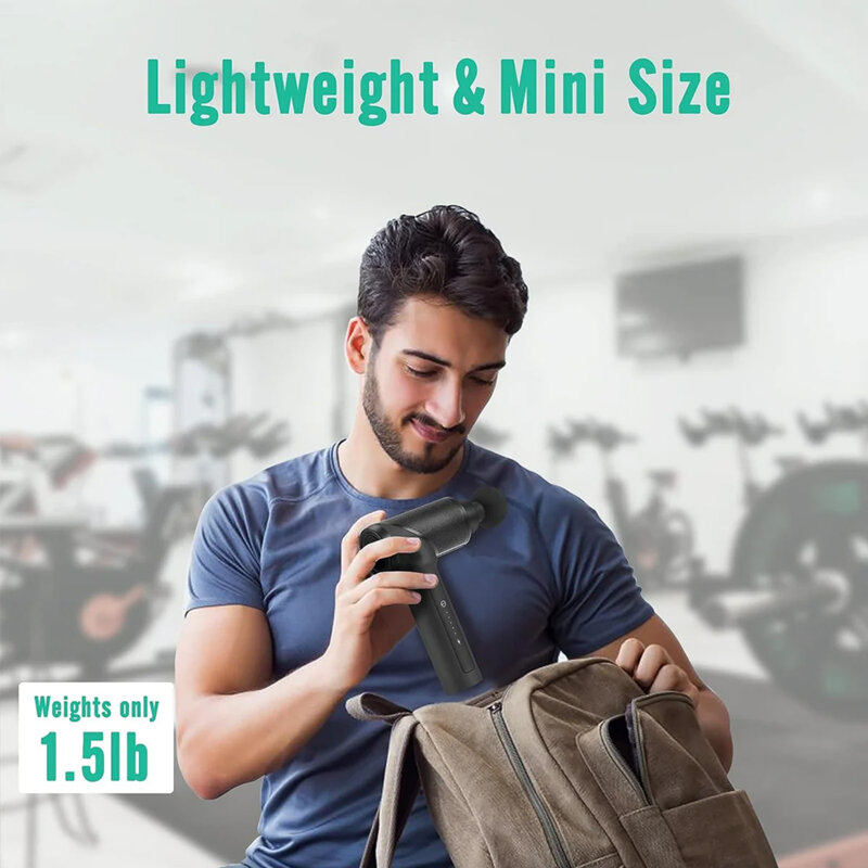 Pistol de masaj profesional, 5 viteze Medcursor, A03-MG01-GYRU