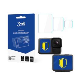 [Set display + camera] folie premium GoPro Hero 13 3mk Cam Protection, transparenta