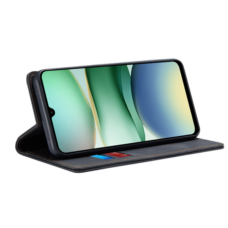 Husa piele Xiaomi Redmi A5 4G (Standard) Techsuit Confy Cover, negru