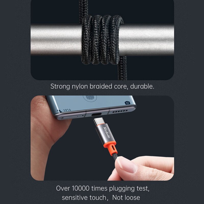 Cablu audio Type-C la Jack 3.5mm Mcdodo CA-0820, 1.2m, negru