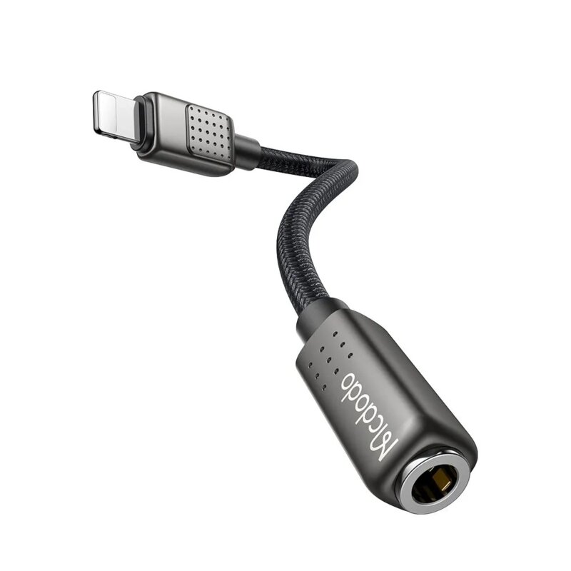 Adaptor audio Lightning tata la Jack 3.5mm mama Mcdodo CA-5010, 11cm