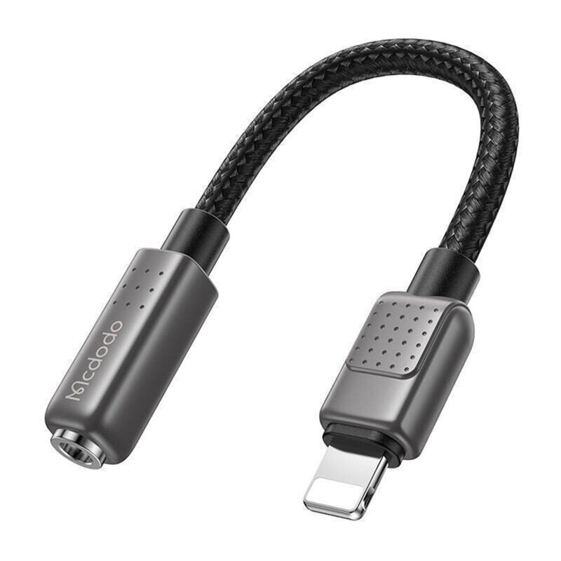 Adaptor audio Lightning tata la Jack 3.5mm mama Mcdodo CA-5010, 11cm