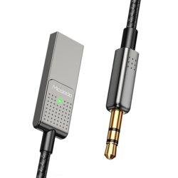 Cablu audio Type-C la Jack 3.5mm Mcdodo CA-8700, 1.7m, negru