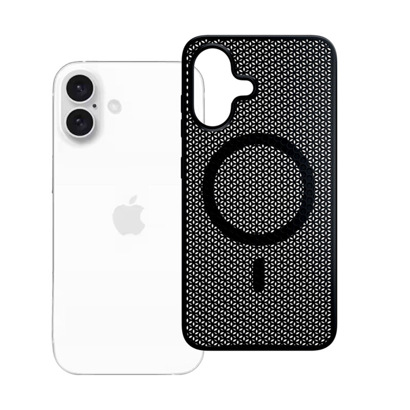 Husa iPhone 16 3mk COOLing MagCase, negru