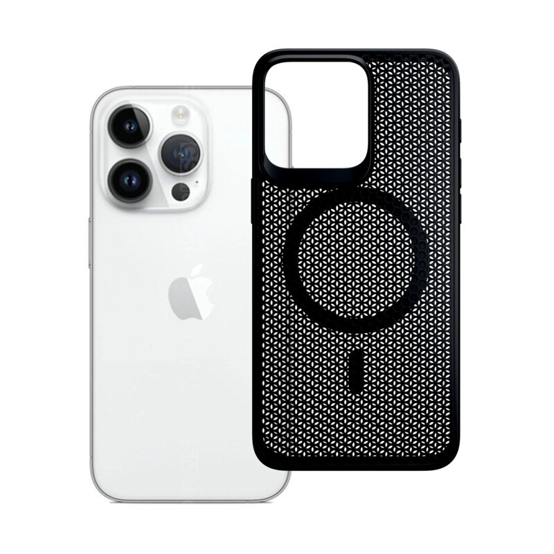 Husa iPhone 14 Pro Max 3mk Clear Case, negru