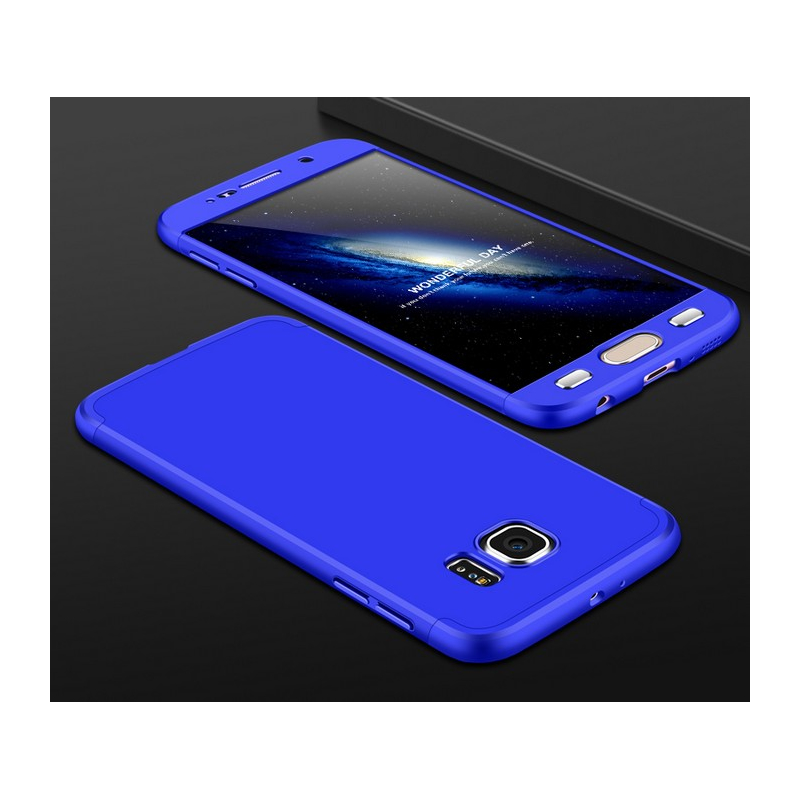 Husa Samsung Galaxy S6 G920 GKK 360 Full Cover Albastru