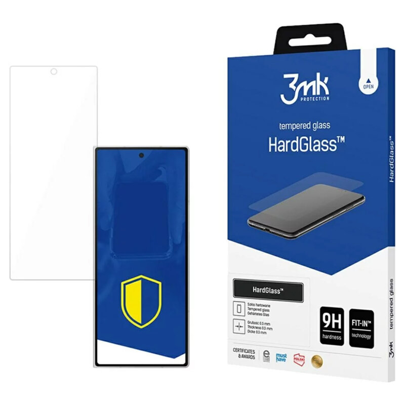 Folie sticla Samsung Galaxy Z Fold7 3mk HardGlass, transparenta