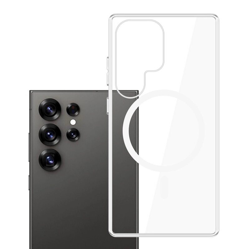 Husa Samsung Galaxy S25 Ultra 3mk Clear MagCase, transparenta