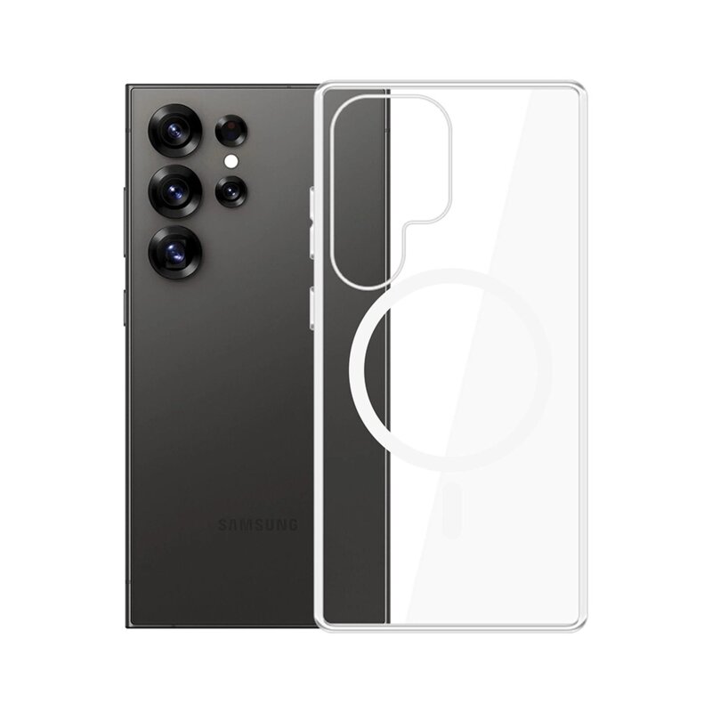 Husa Samsung Galaxy S25 Ultra 3mk Clear MagCase, transparenta