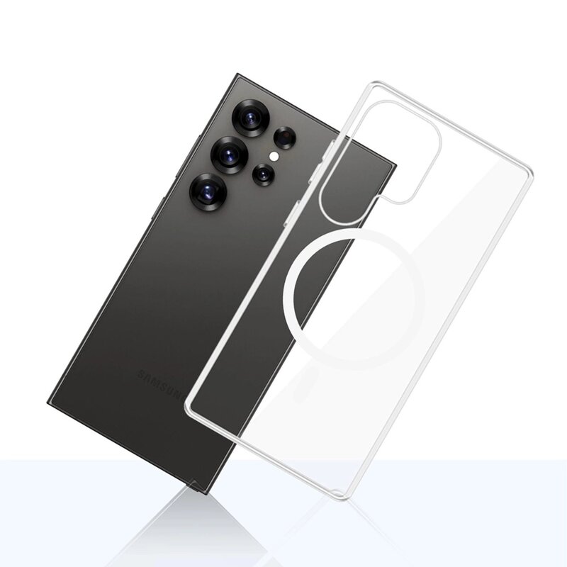 Husa Samsung Galaxy S25 Ultra 3mk Clear MagCase, transparenta
