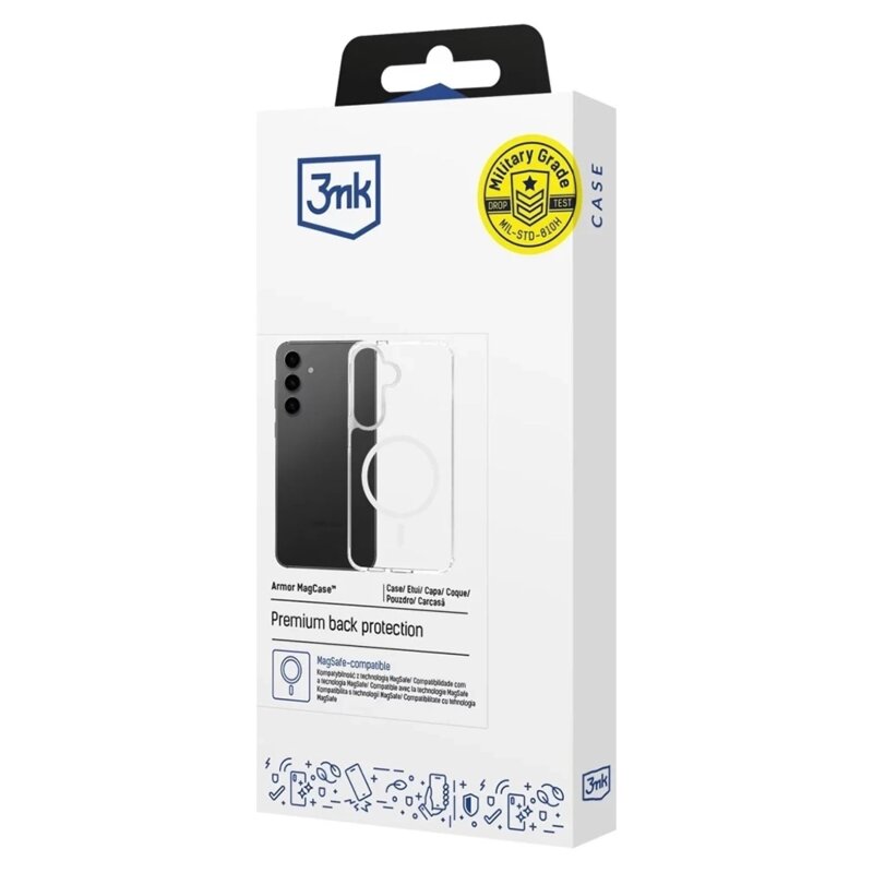 Husa Samsung Galaxy S24 3mk Armor MagCase, transparenta