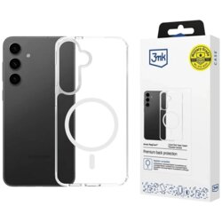 Husa Samsung Galaxy S25 3mk Armor MagCase, transparenta