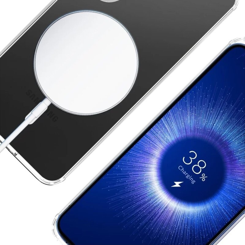 Husa Samsung Galaxy S25 3mk Armor MagCase, transparenta