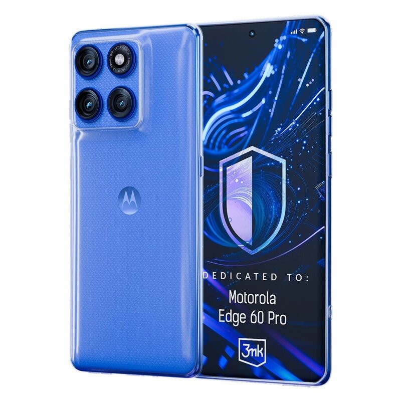 Husa Motorola Edge 60 Pro 3mk Clear Case, transparenta